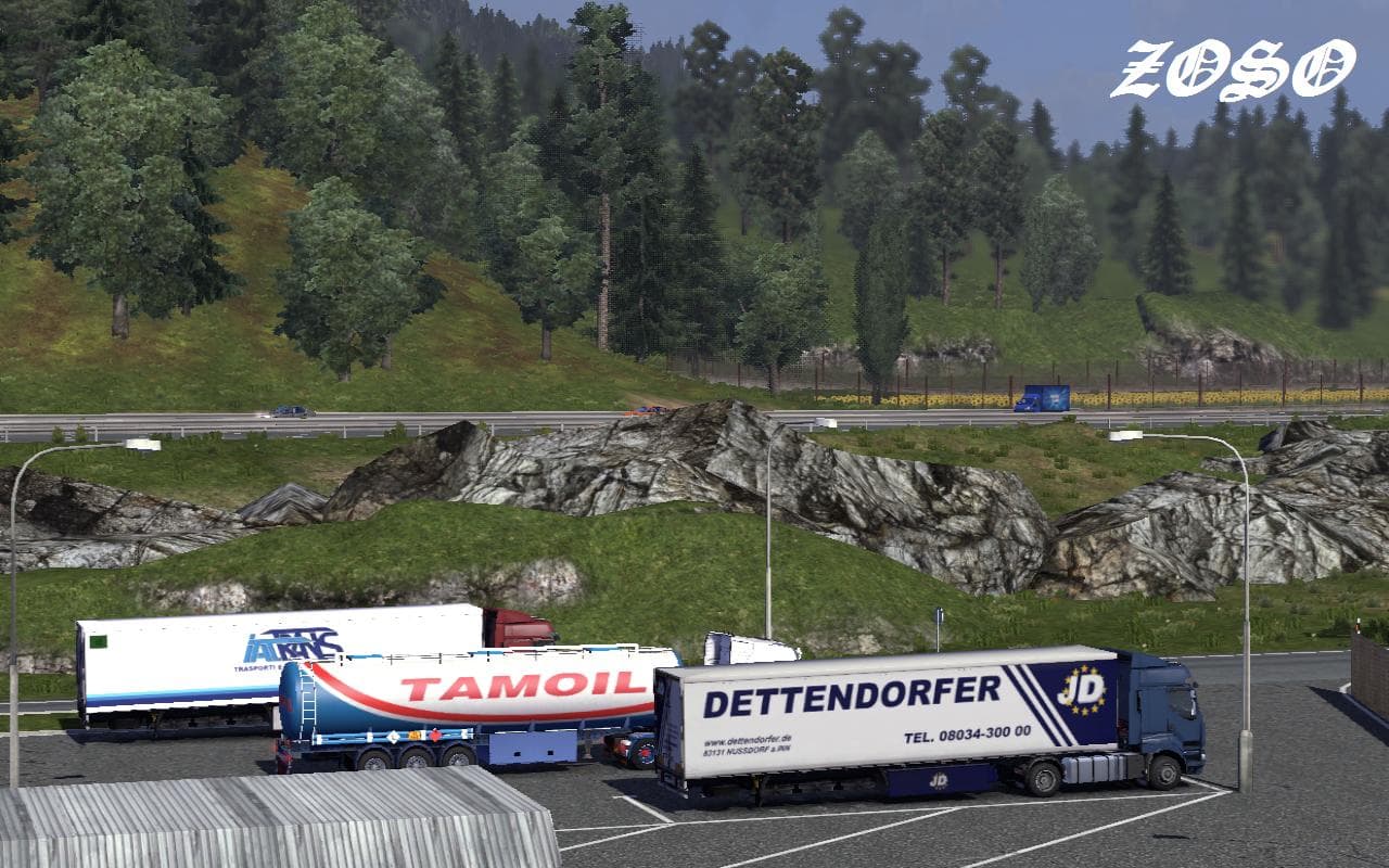 Trailer fuel cistern Tamoil – Trailers mod for Euro Truck Simulator 2