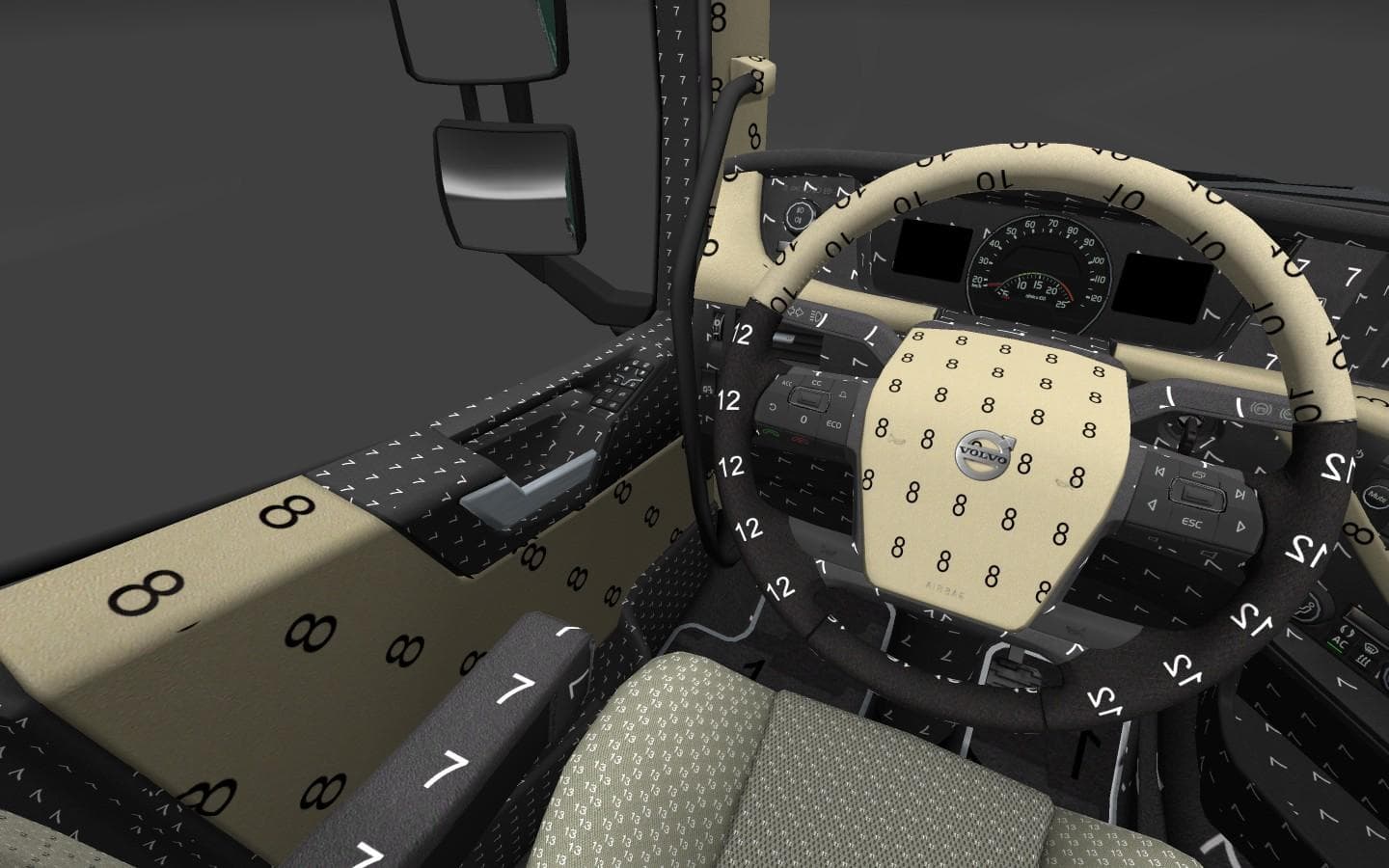 Volvo FH asisstans interior all version – Other mod for Euro Truck Simulator 2