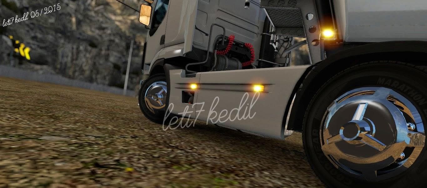 Chrome Wheels – Parts mod for Euro Truck Simulator 2