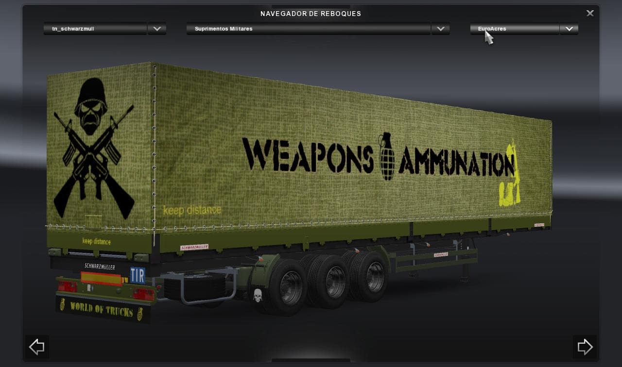 Army Skin Pack by RPaiva – 1.17.1s – Skins mod for Euro Truck Simulator 2