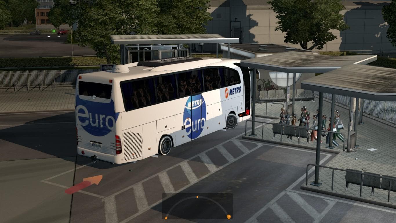 BUS PASSENGER TRANSPORT AND TERMINAL MODE 1.18 – Buses mod for Euro Truck Simulator 2