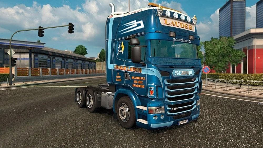 Charlie Lauder Metallic Skin for Scania RJL – Skins mod for Euro Truck Simulator 2