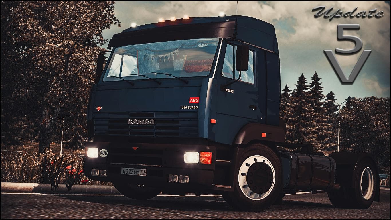 Kamaz 5460 v5 (Official) – Trucks mod for Euro Truck Simulator 2