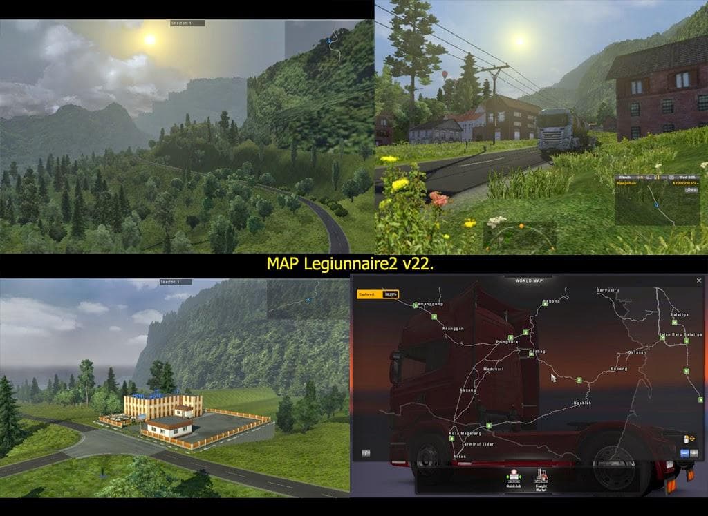 Map legiunnaire2 v30 – Maps mod for Euro Truck Simulator 2