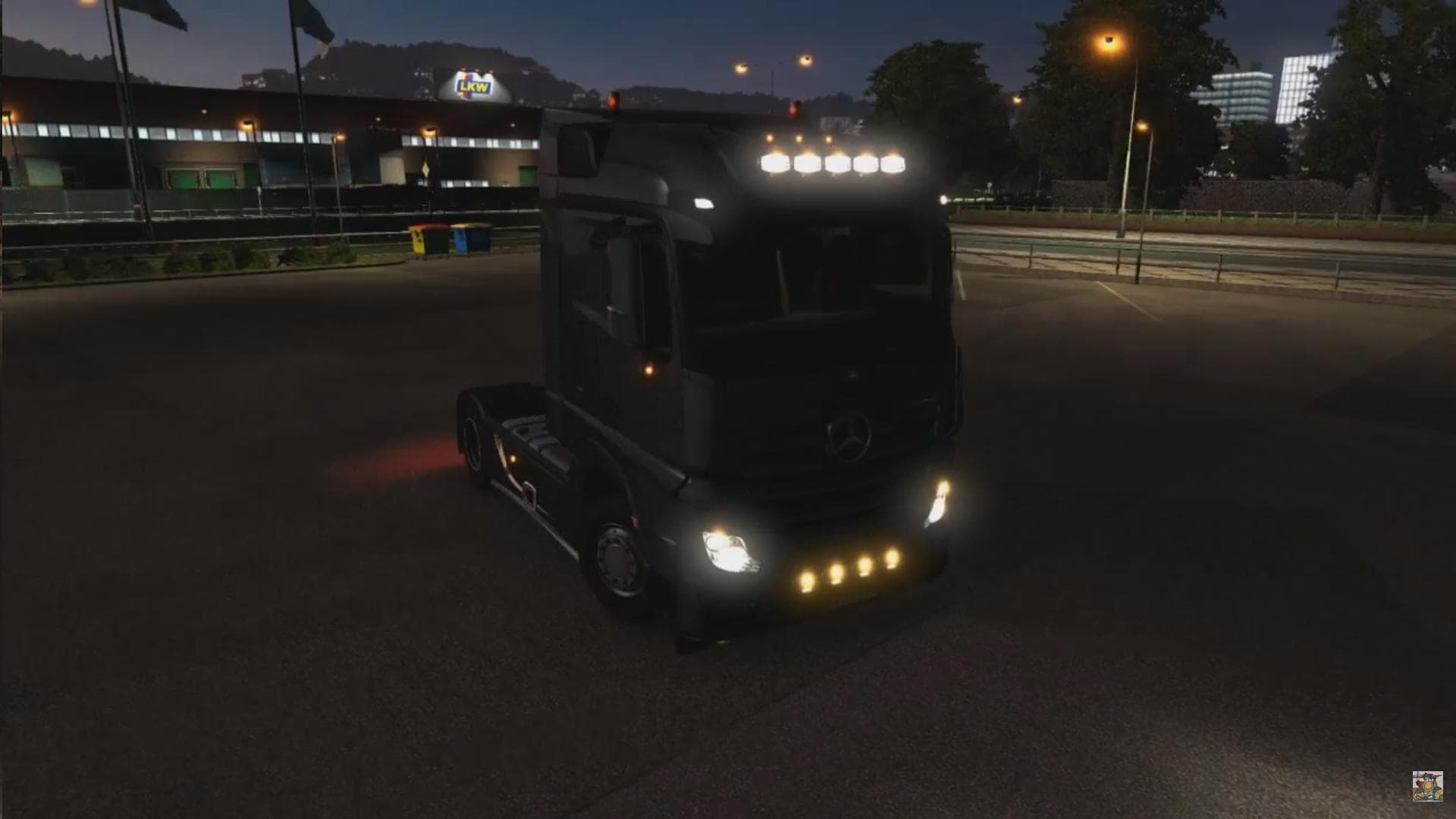 MB Actros MP4 Addons – Parts mod for Euro Truck Simulator 2