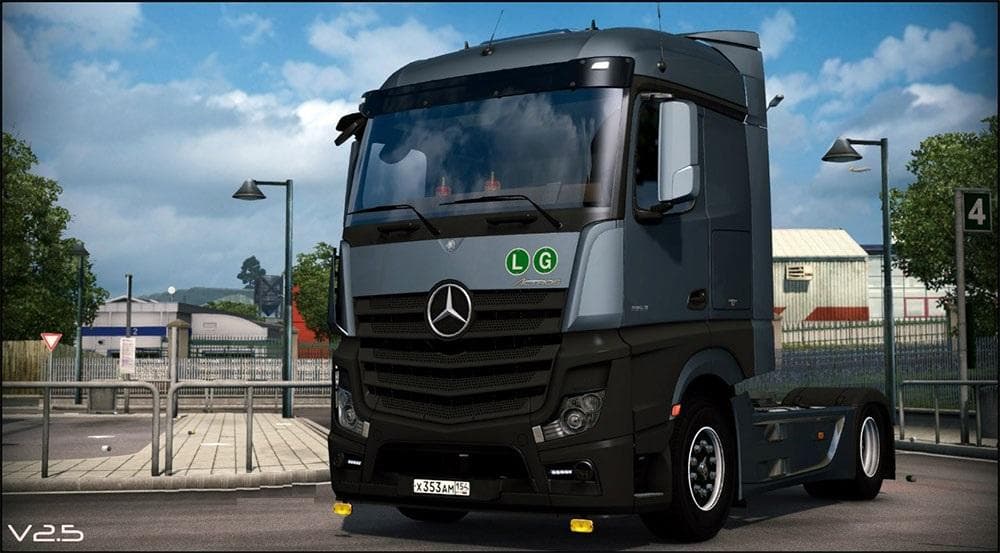 Mercedes Actros MP4 – Parts mod for Euro Truck Simulator 2