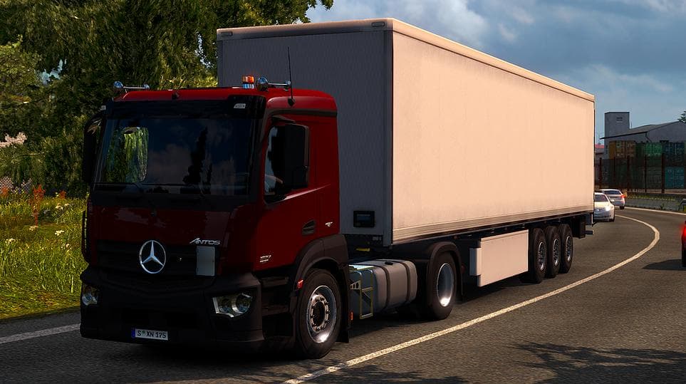 Mercedes-Benz Antos – Parts mod for Euro Truck Simulator 2
