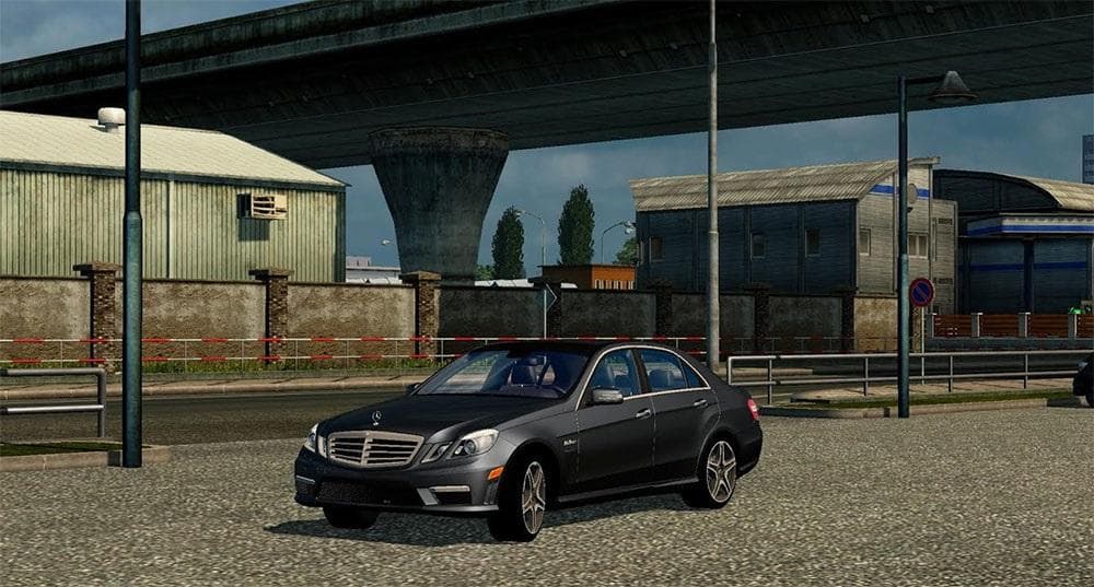 Mercedes E63 AMG + Interior – Parts mod for Euro Truck Simulator 2