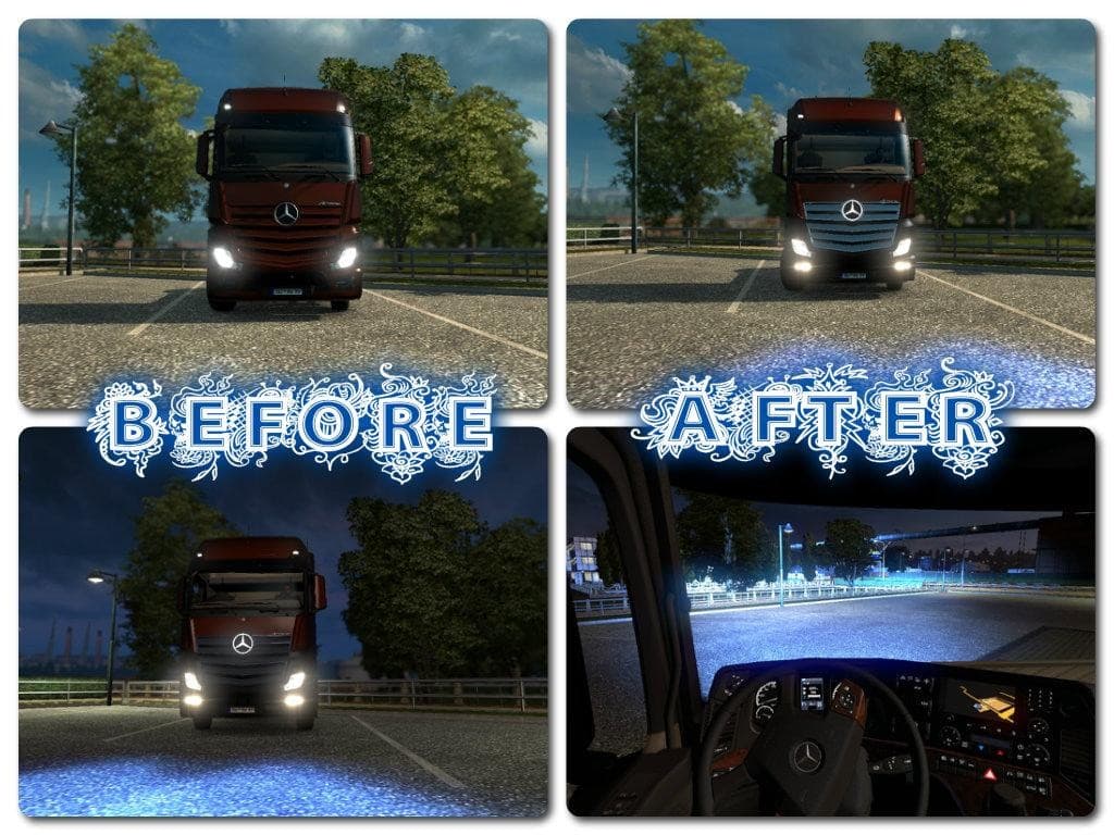 Mercedes Actros 2014 v1 1.18 screenshot 3