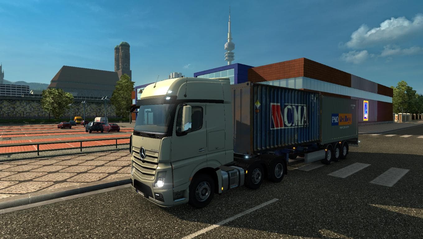 MOD MB ACTROS 2014 TRAFFIC – Other mod for Euro Truck Simulator 2