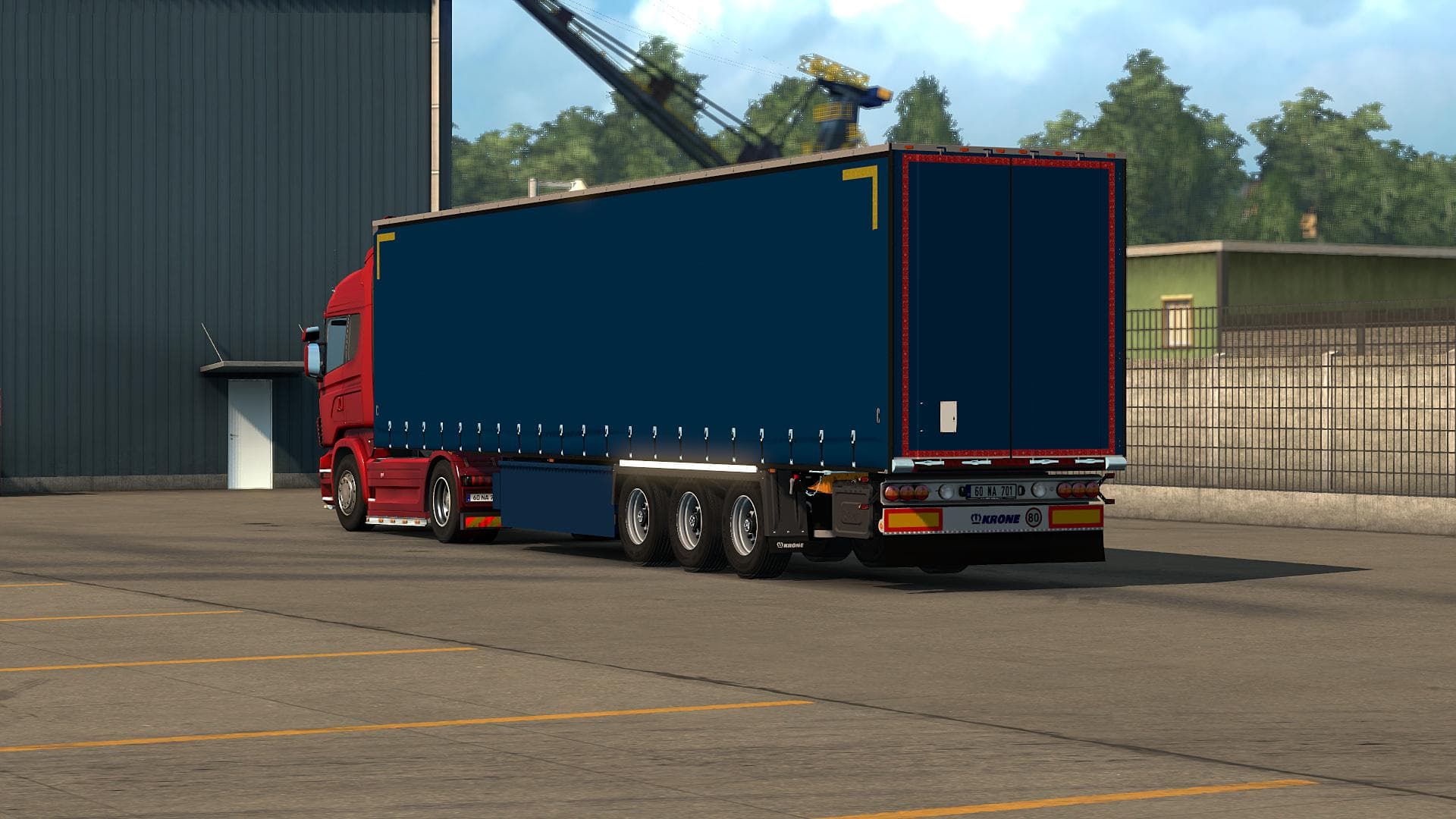 REALISTIC KRONE PROFILINER – Trailers mod for Euro Truck Simulator 2