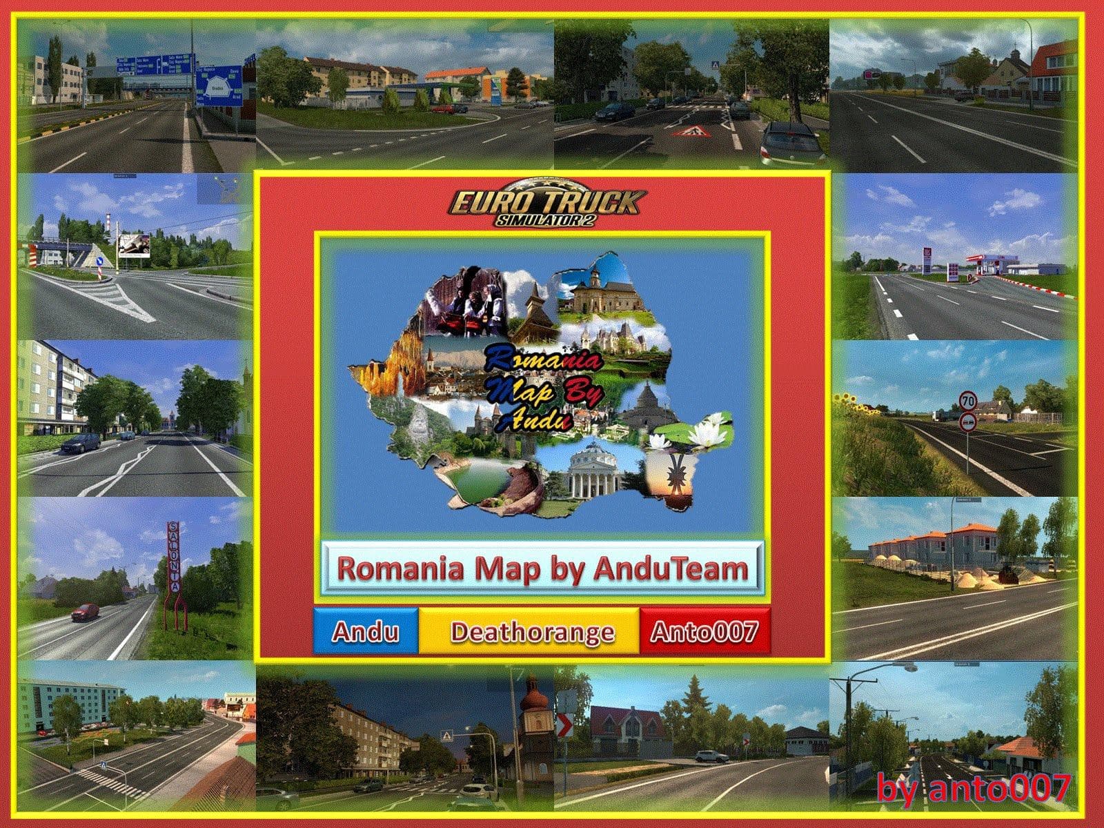 ROMANIAN MAP BY ANDUTEAM .1A – Maps mod for Euro Truck Simulator 2