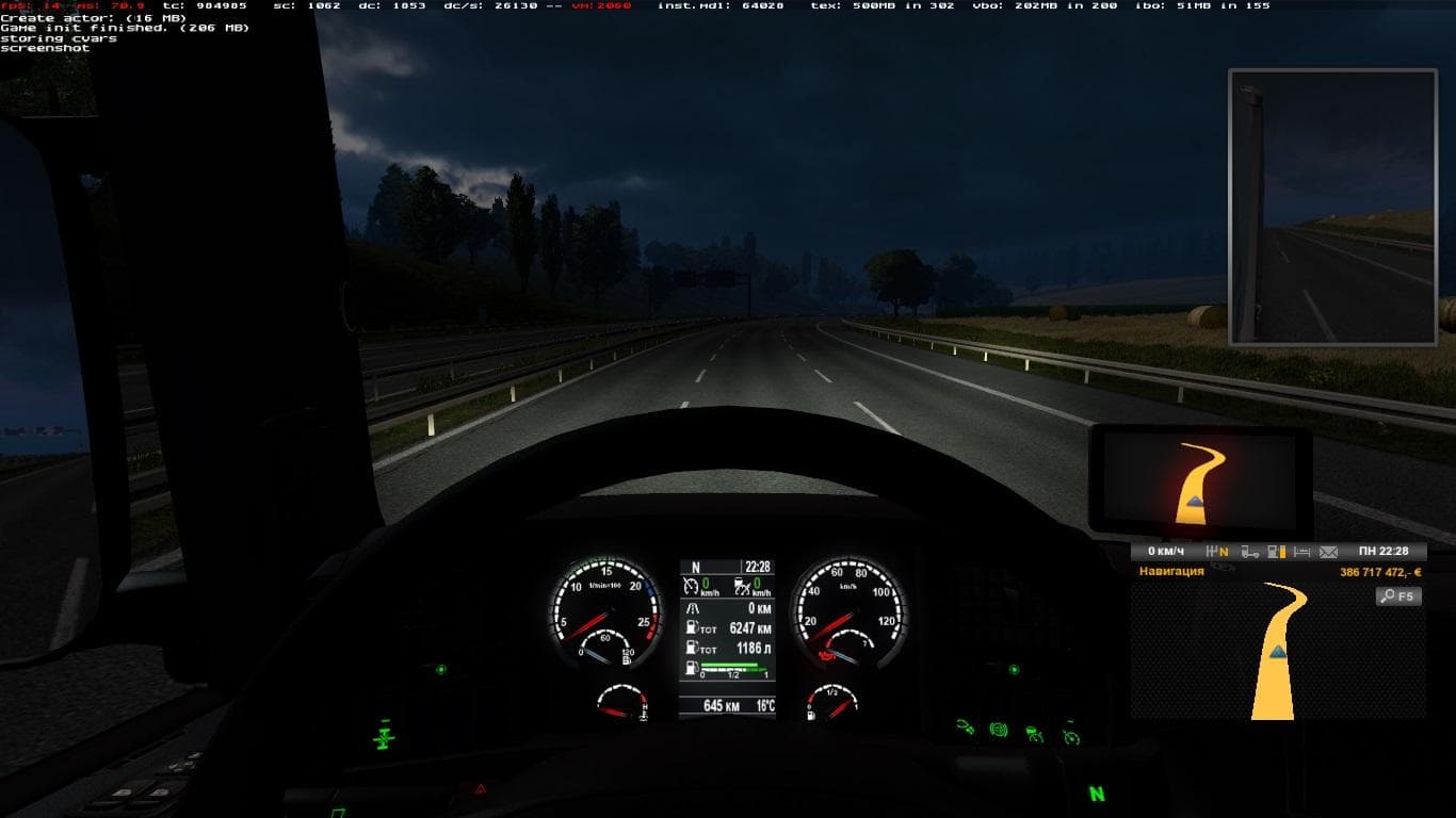 SCANIA DISPLAY REWORK 1.18.1S+ – Parts mod for Euro Truck Simulator 2
