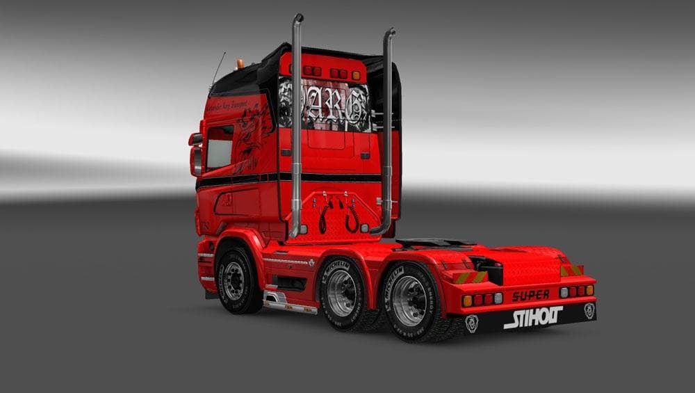 Scania RJL Varg Transport Skin screenshot 2