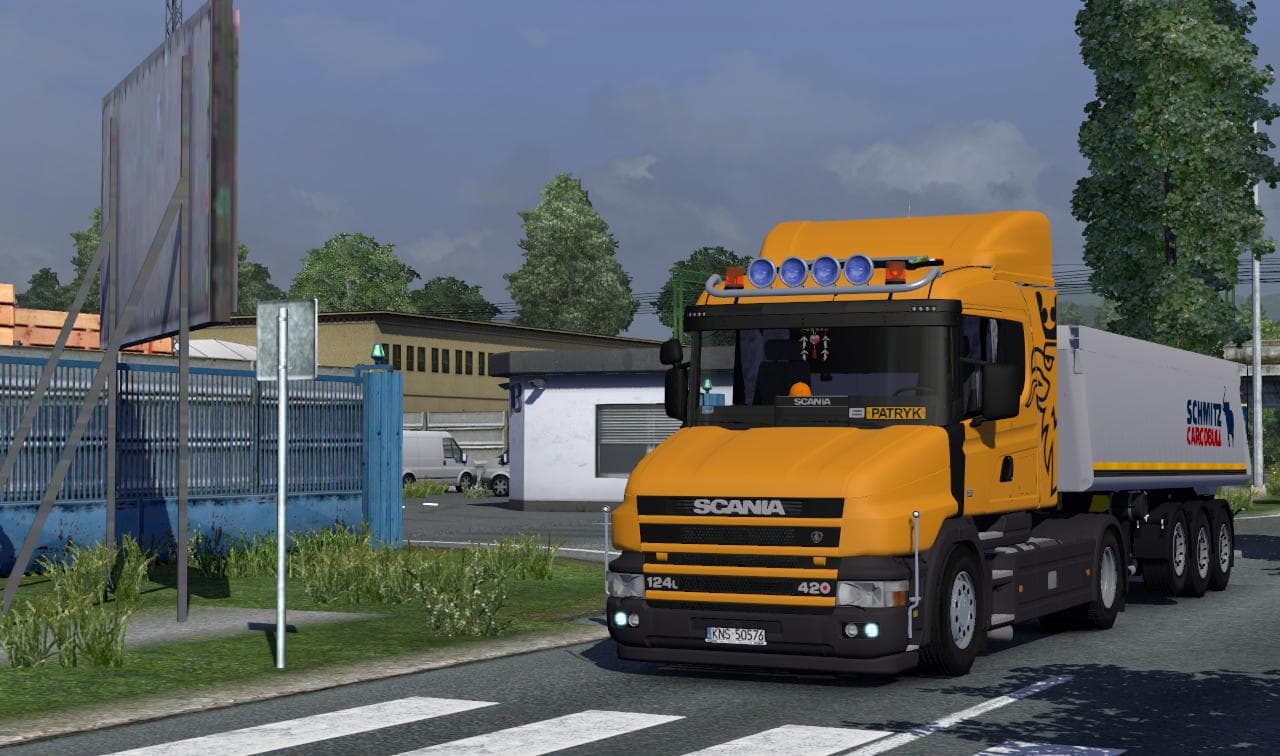 SCANIA T124 420 + INTERIOR – Trucks mod for Euro Truck Simulator 2