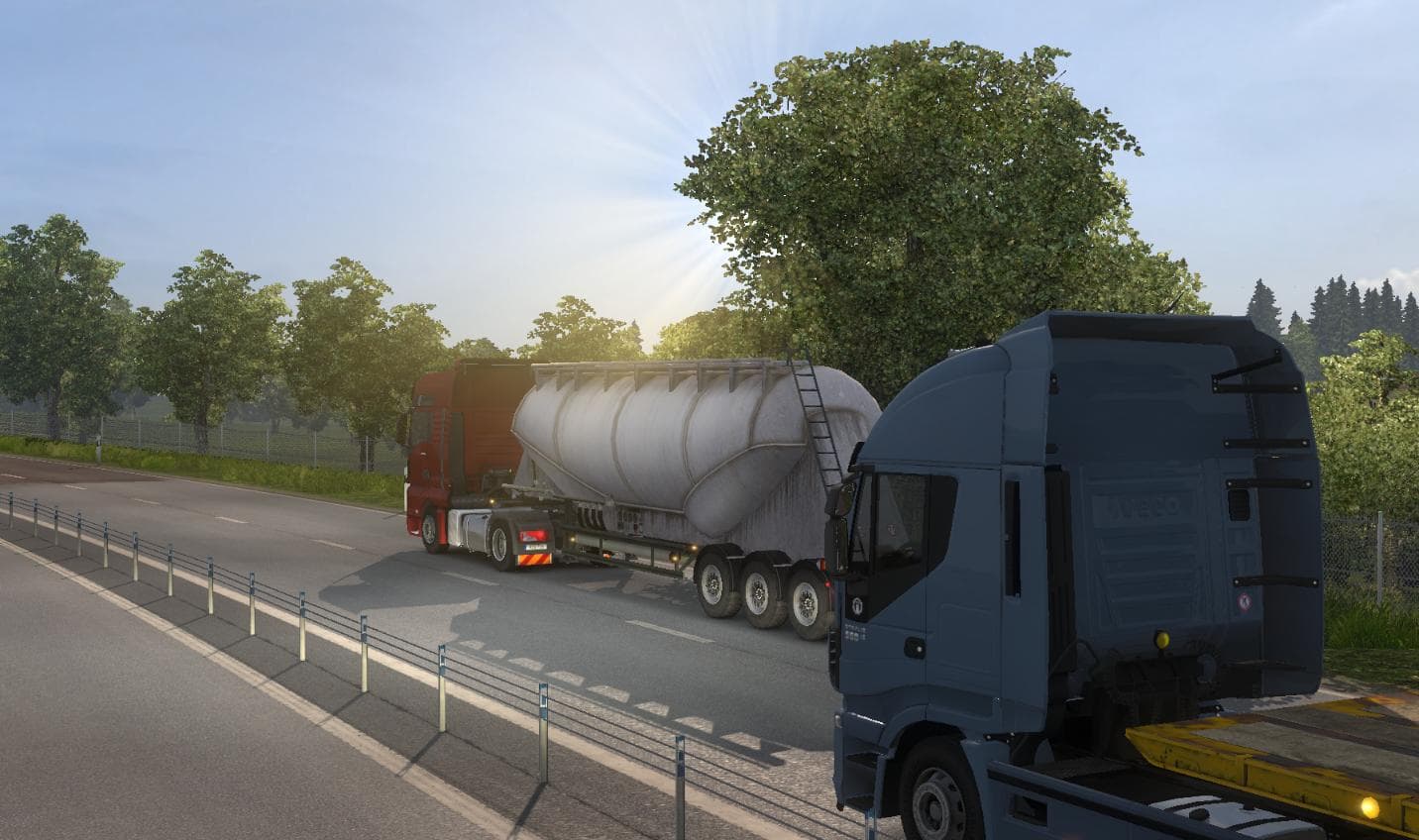 Sounds in a cabin and outside – Sounds mod for Euro Truck Simulator 2