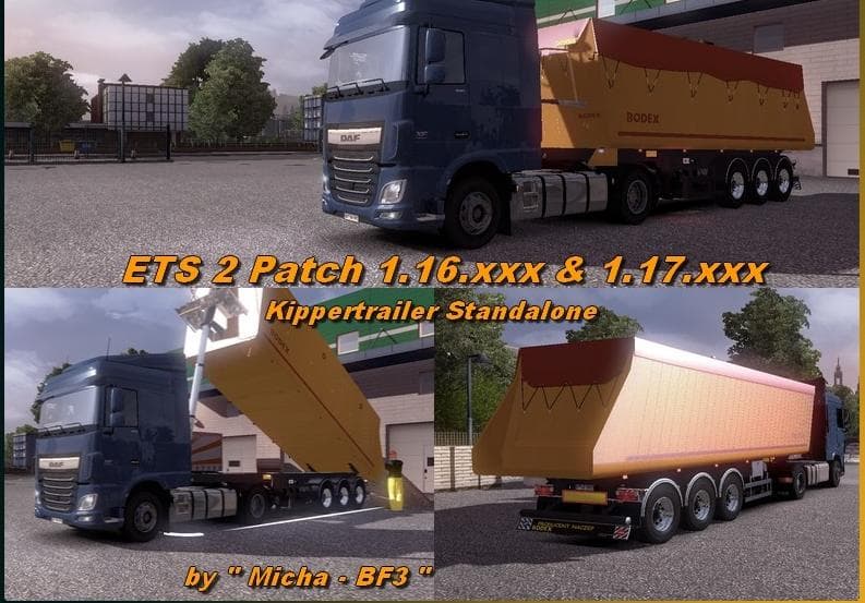 Tipper Trailer Bodex – Trailers mod for Euro Truck Simulator 2