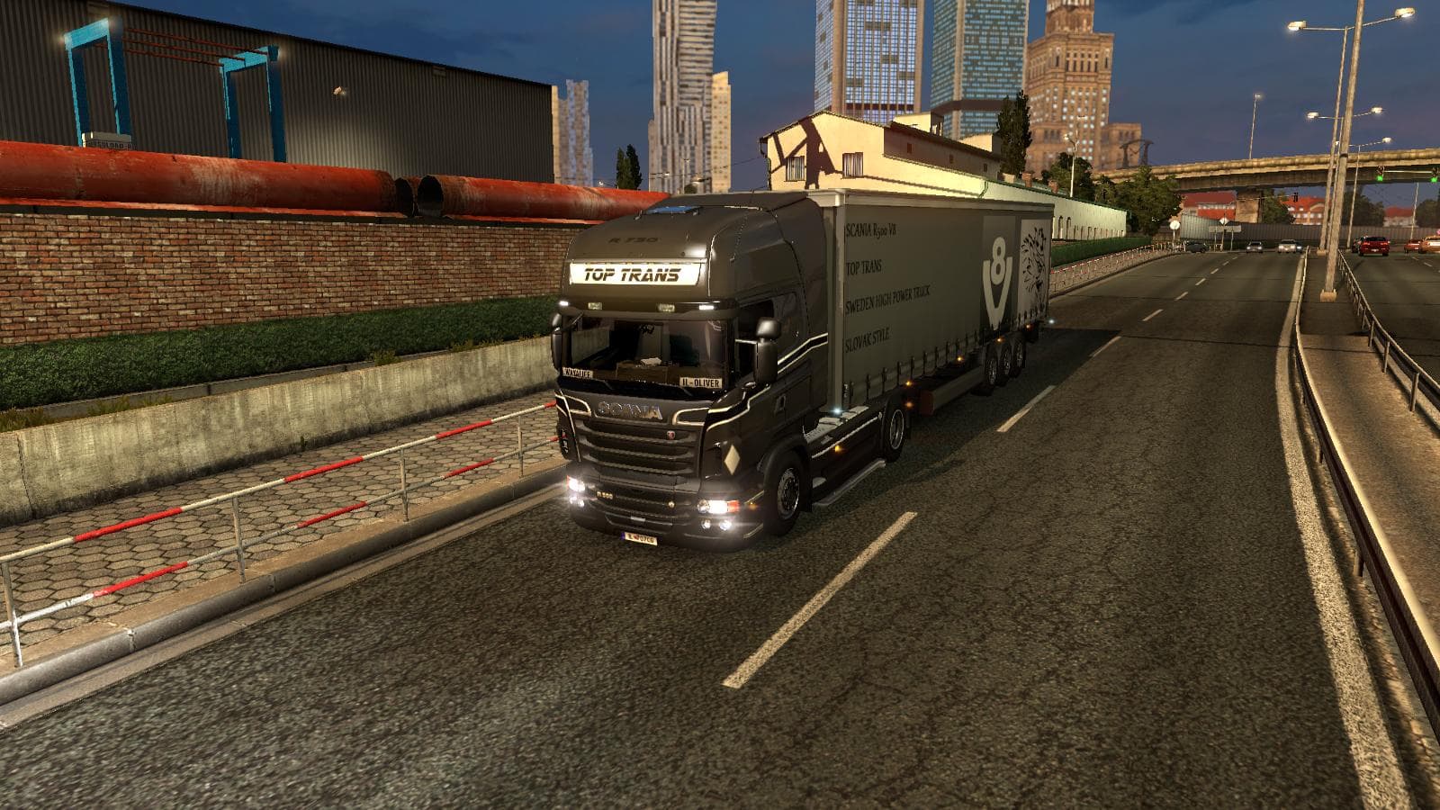 TOP TRANS SKIN – Skins mod for Euro Truck Simulator 2