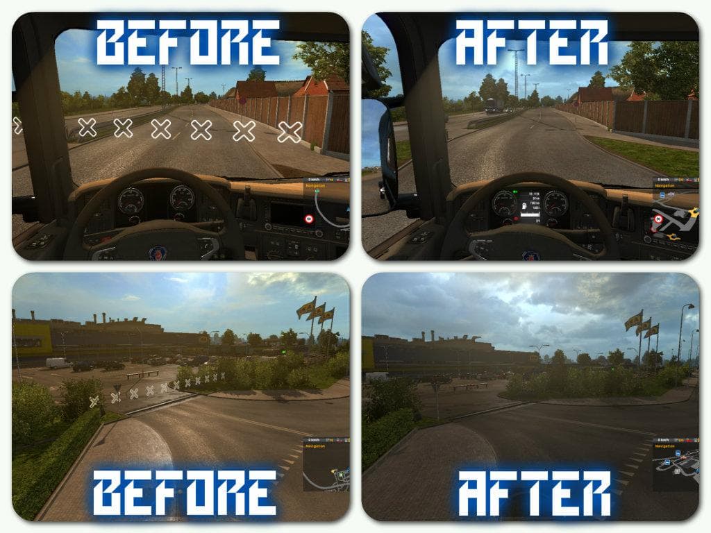 Unlocked 3.in.1 1.17x Dlc North – Maps mod for Euro Truck Simulator 2
