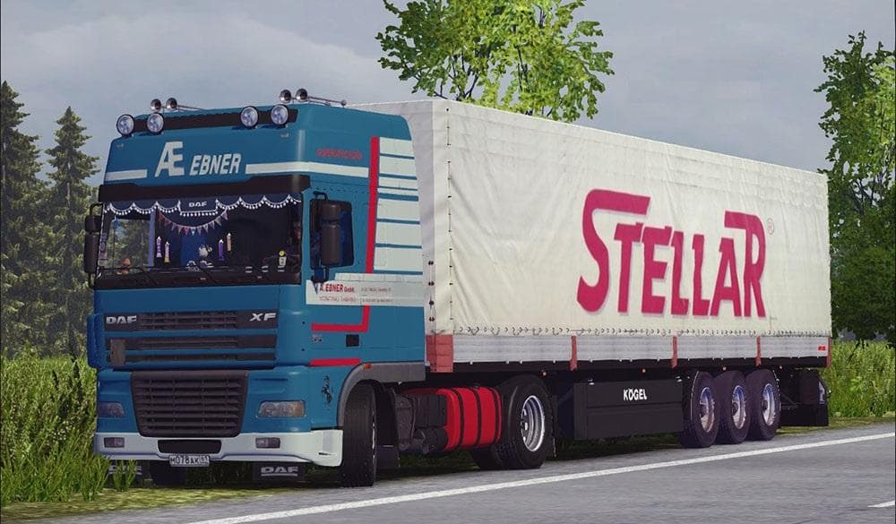 DAF XF 95 + TRAILER – Trucks mod for Euro Truck Simulator 2