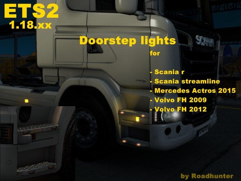 DOORSTEP LIGHTS – Parts mod for Euro Truck Simulator 2