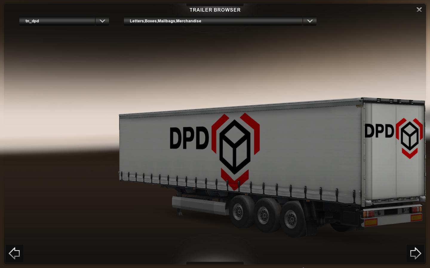 DPD TRAILER – Trailers mod for Euro Truck Simulator 2