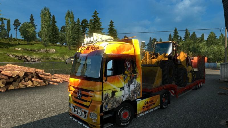 Dynamo Dresden Skin Actros v1.0 screenshot 3