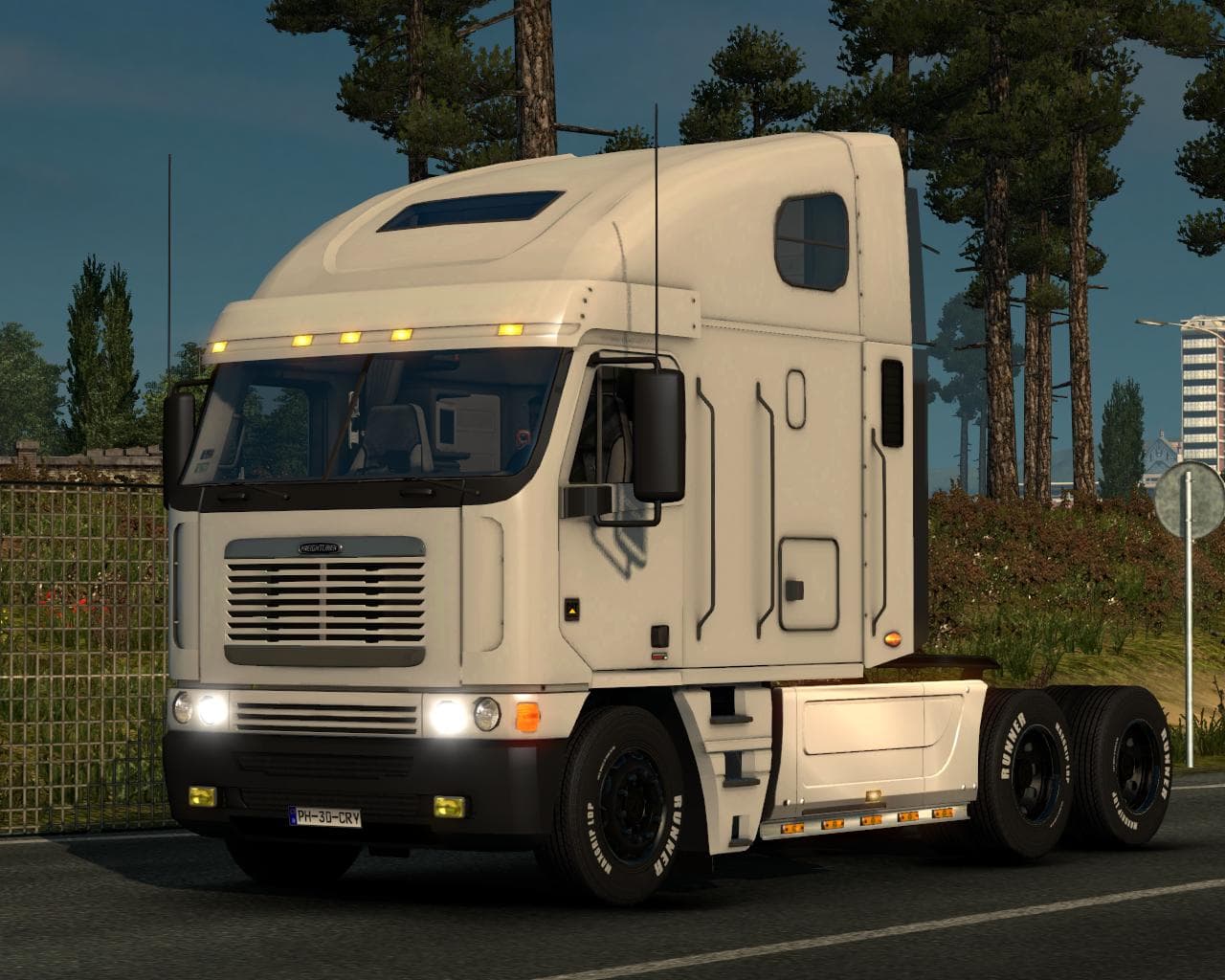 Freightliner Argosy Cat 8×4 – Trucks mod for Euro Truck Simulator 2