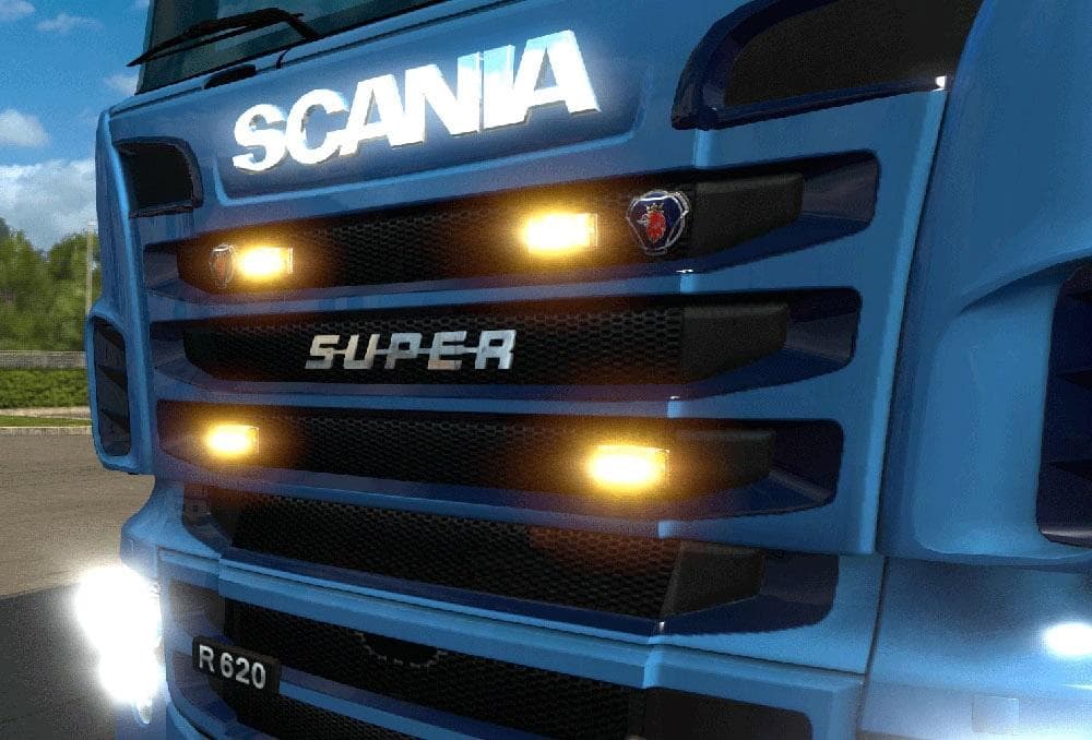 HELLA DOUBLE BURNERS – Parts mod for Euro Truck Simulator 2