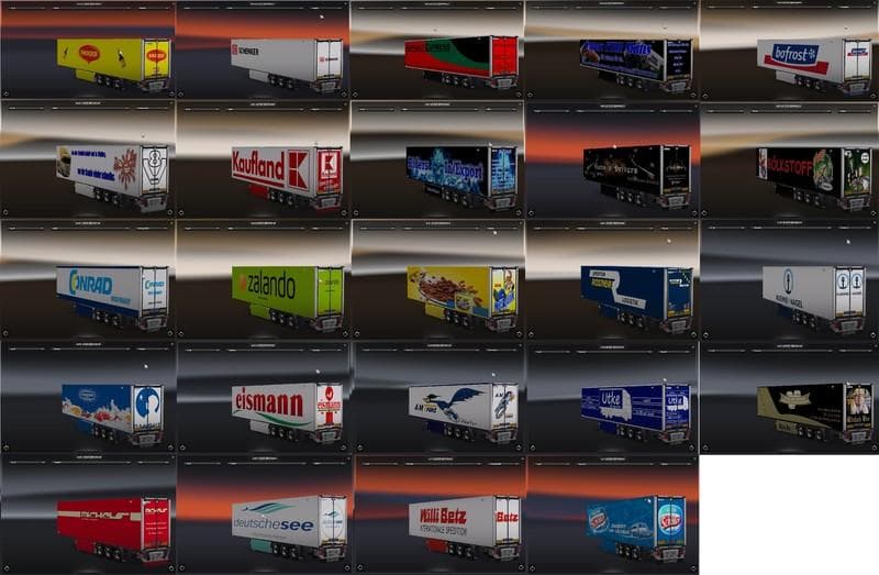 Lamberet Trailer Pack – Trailers mod for Euro Truck Simulator 2