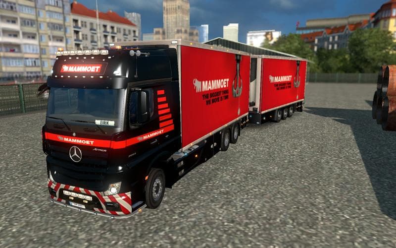 Mammoet MPIV Tandem Pack – Trucks mod for Euro Truck Simulator 2