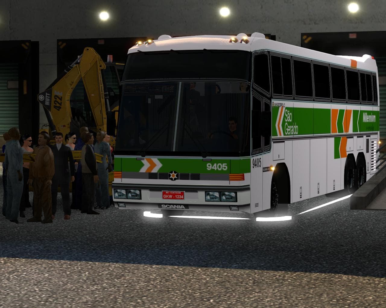 Marcopolo Bus Scania – Buses mod for Euro Truck Simulator 2