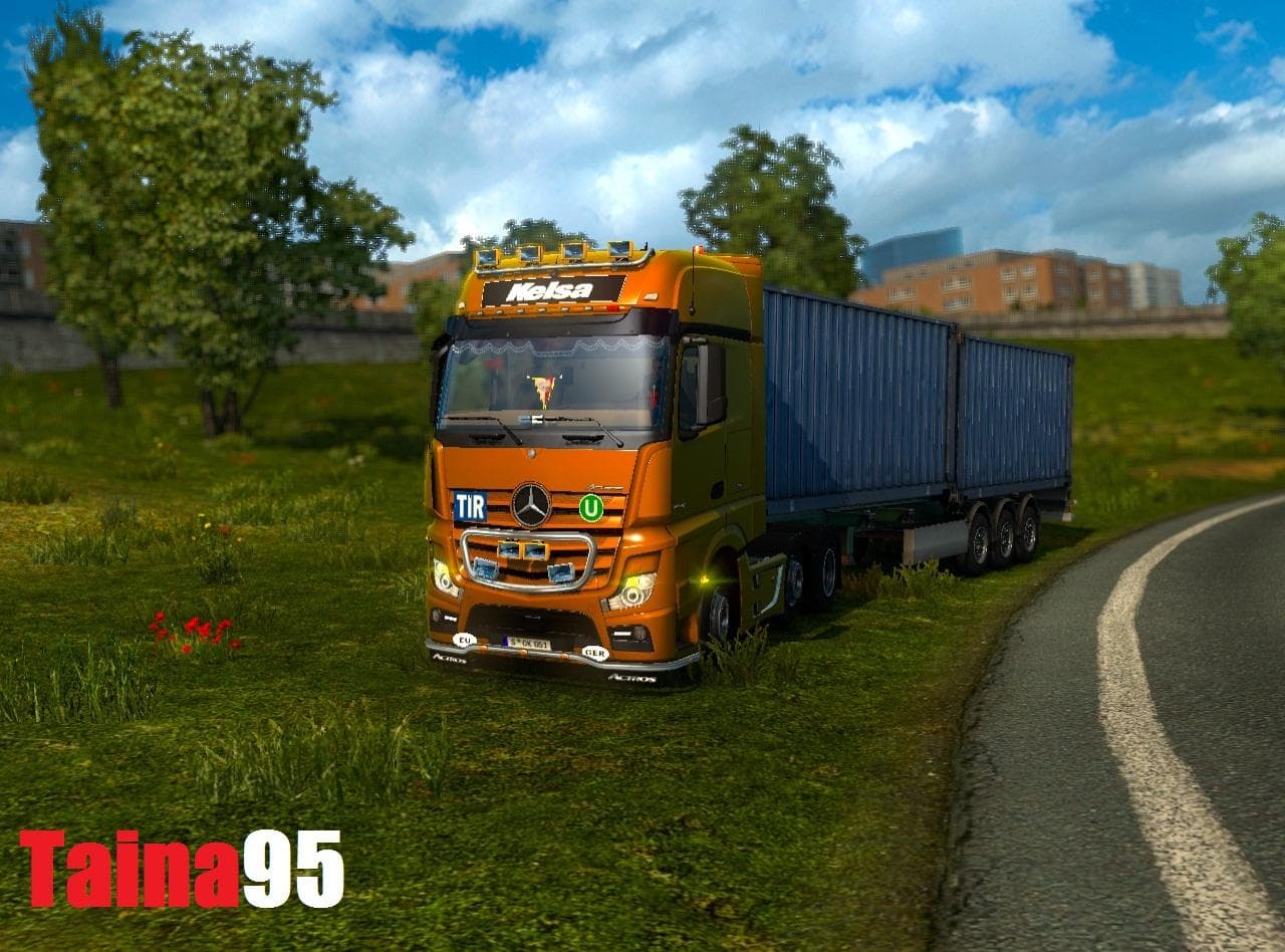 MERCEDES ACTROS MP4 – Trucks mod for Euro Truck Simulator 2