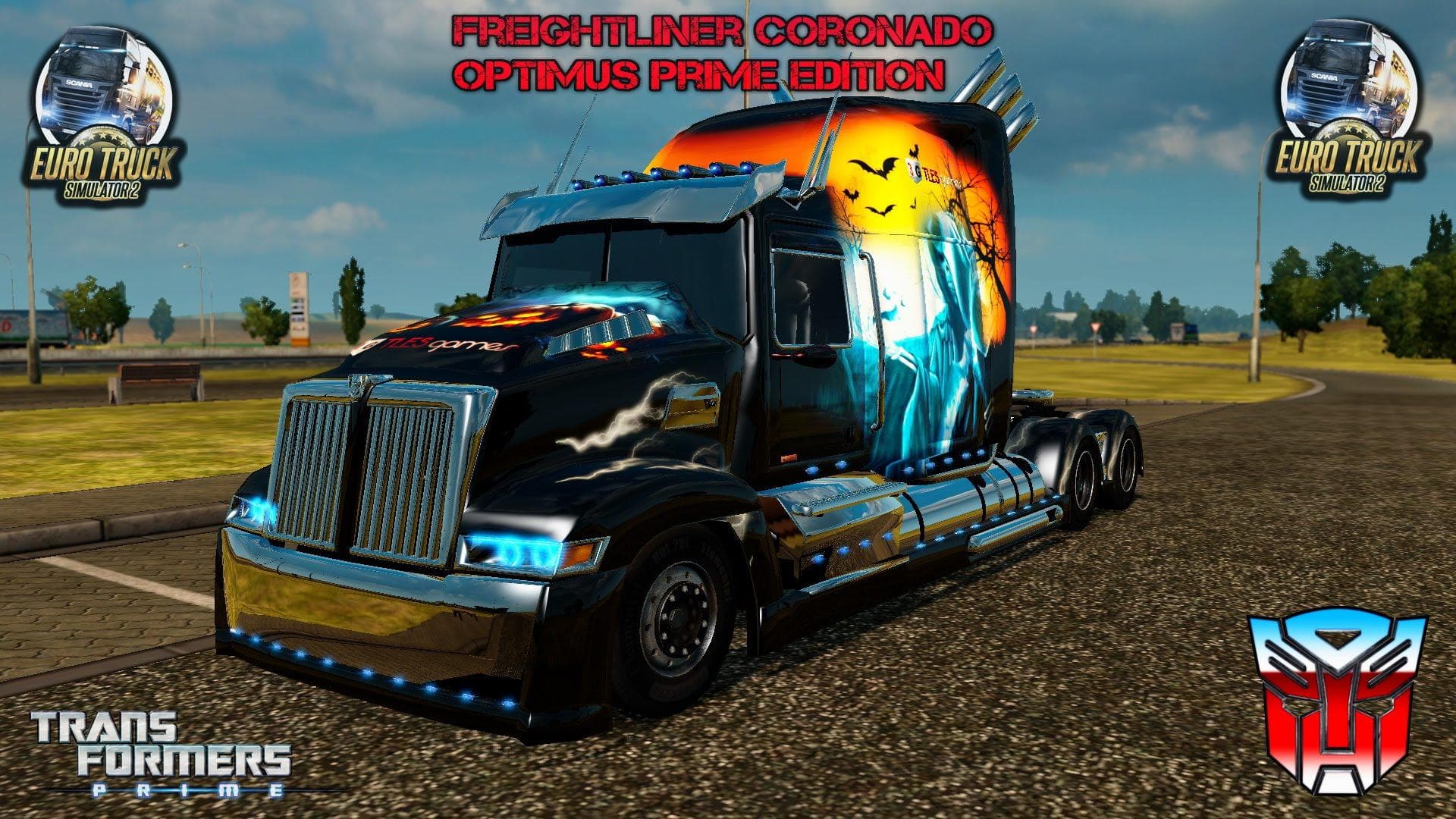 Optimus Prime Edit – Skins mod for Euro Truck Simulator 2