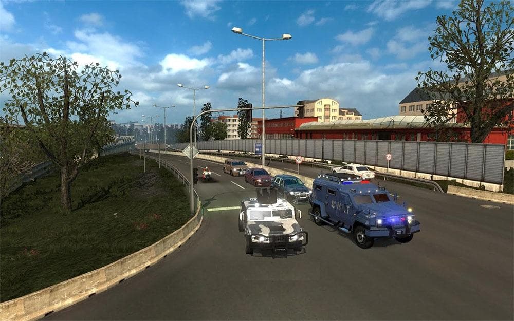 Saints Row 3 traffic pack – Other mod for Euro Truck Simulator 2