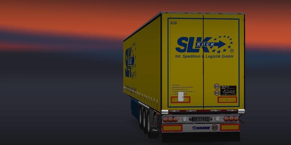 SLK Spedition Trailer – Skins mod for Euro Truck Simulator 2
