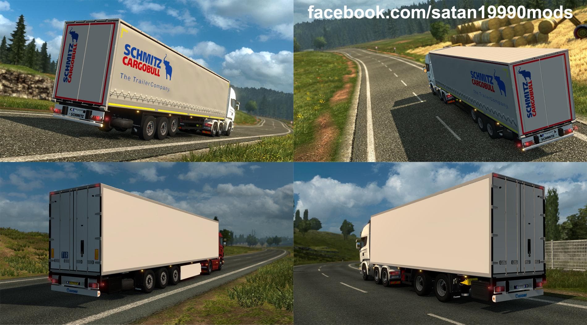 Trailer Mod Pack – Trailers mod for Euro Truck Simulator 2
