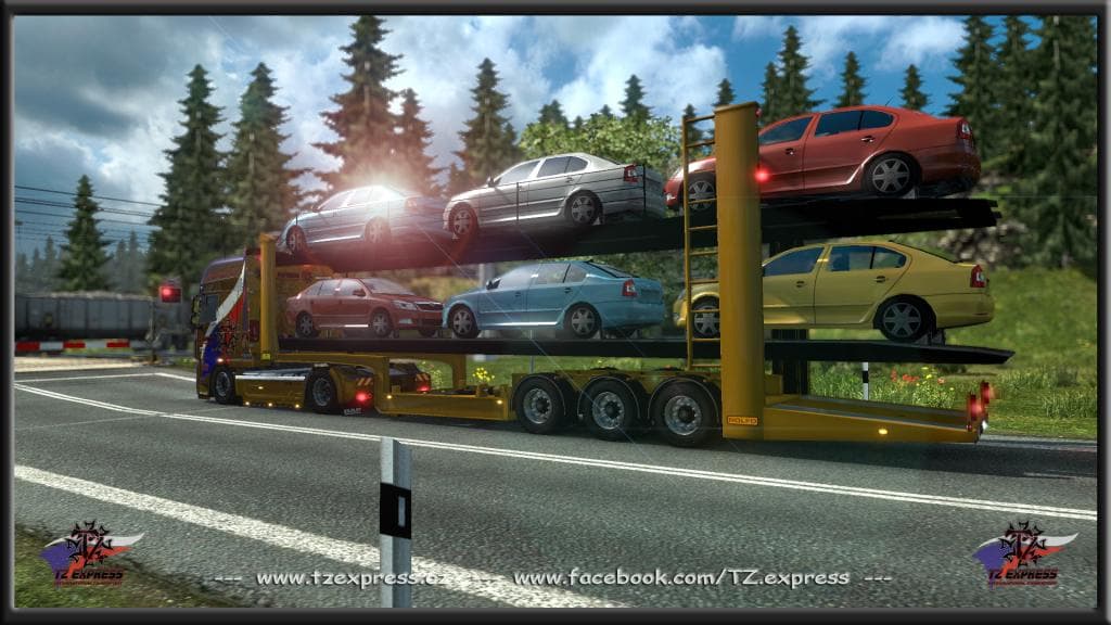 TZ ROLFO CARTRANS – Trailers mod for Euro Truck Simulator 2