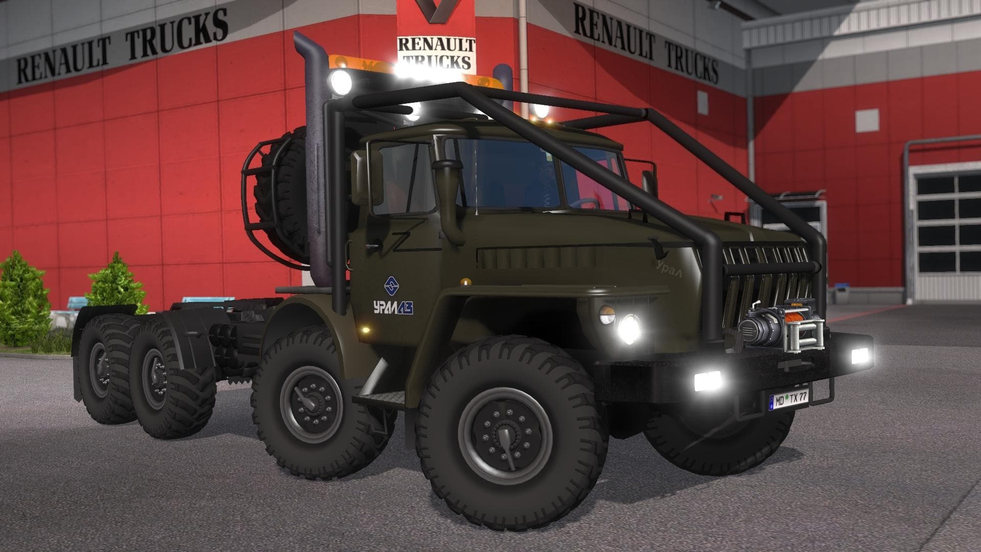 Ural-43020 v5 – Trucks mod for Euro Truck Simulator 2