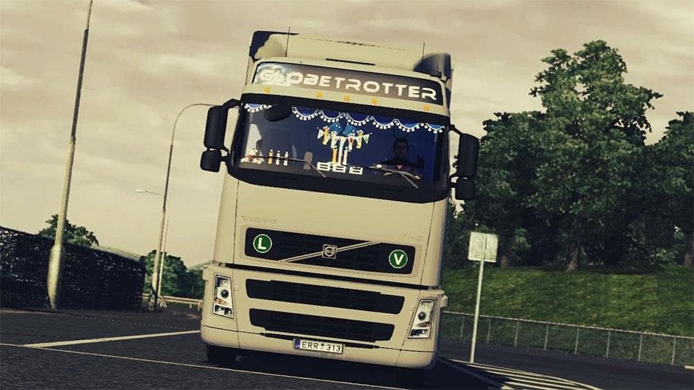 Volvo FH12 440 with interior – Trucks mod for Euro Truck Simulator 2
