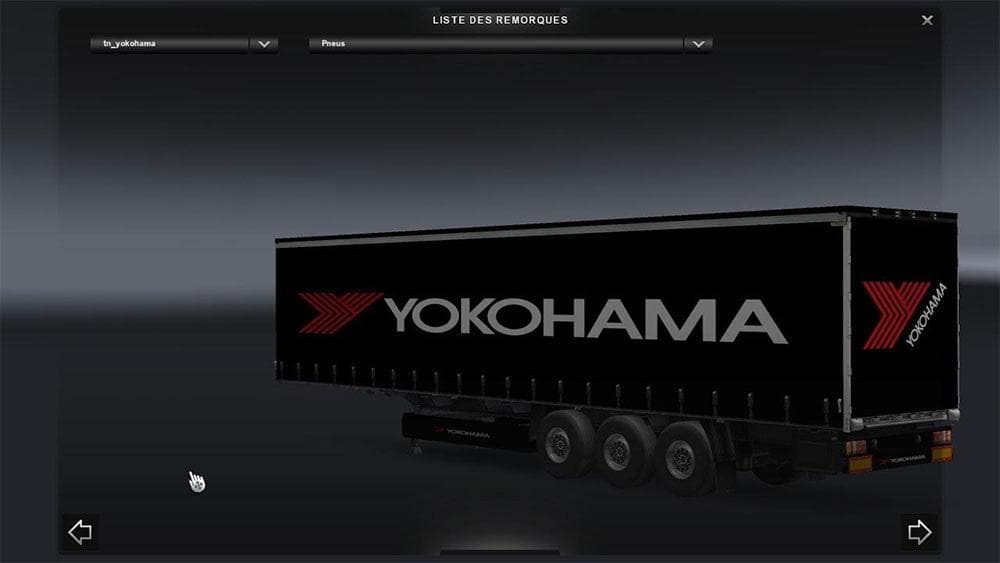 YOKOHAMA Trailer – Trailers mod for Euro Truck Simulator 2