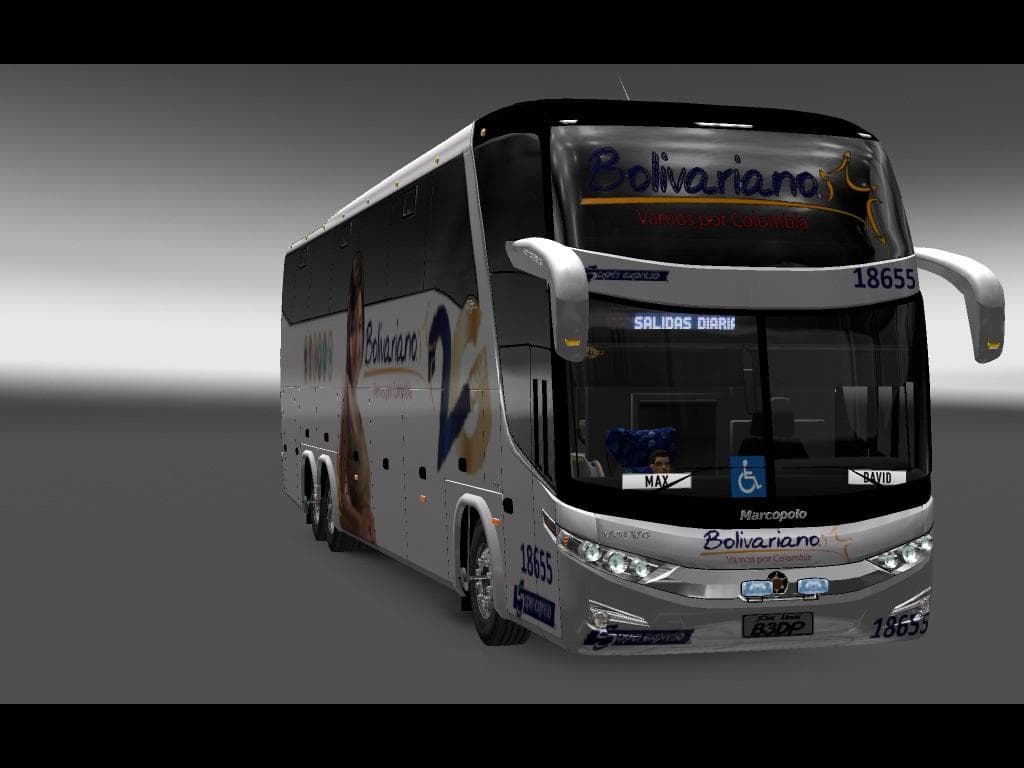 COLOMBIA SKINS FOR MARCOPOLO G7 – Skins mod for Euro Truck Simulator 2