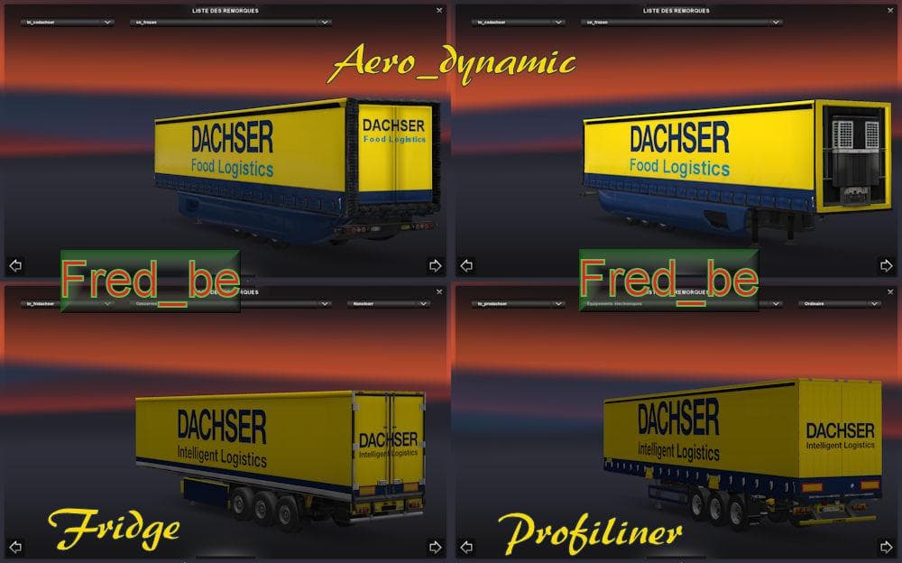 COMBO SKIN PACK DACHSER 1.19.X – Skins mod for Euro Truck Simulator 2