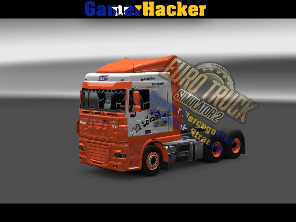 DAF XF FAB TRUCK SKIN – Skins mod for Euro Truck Simulator 2