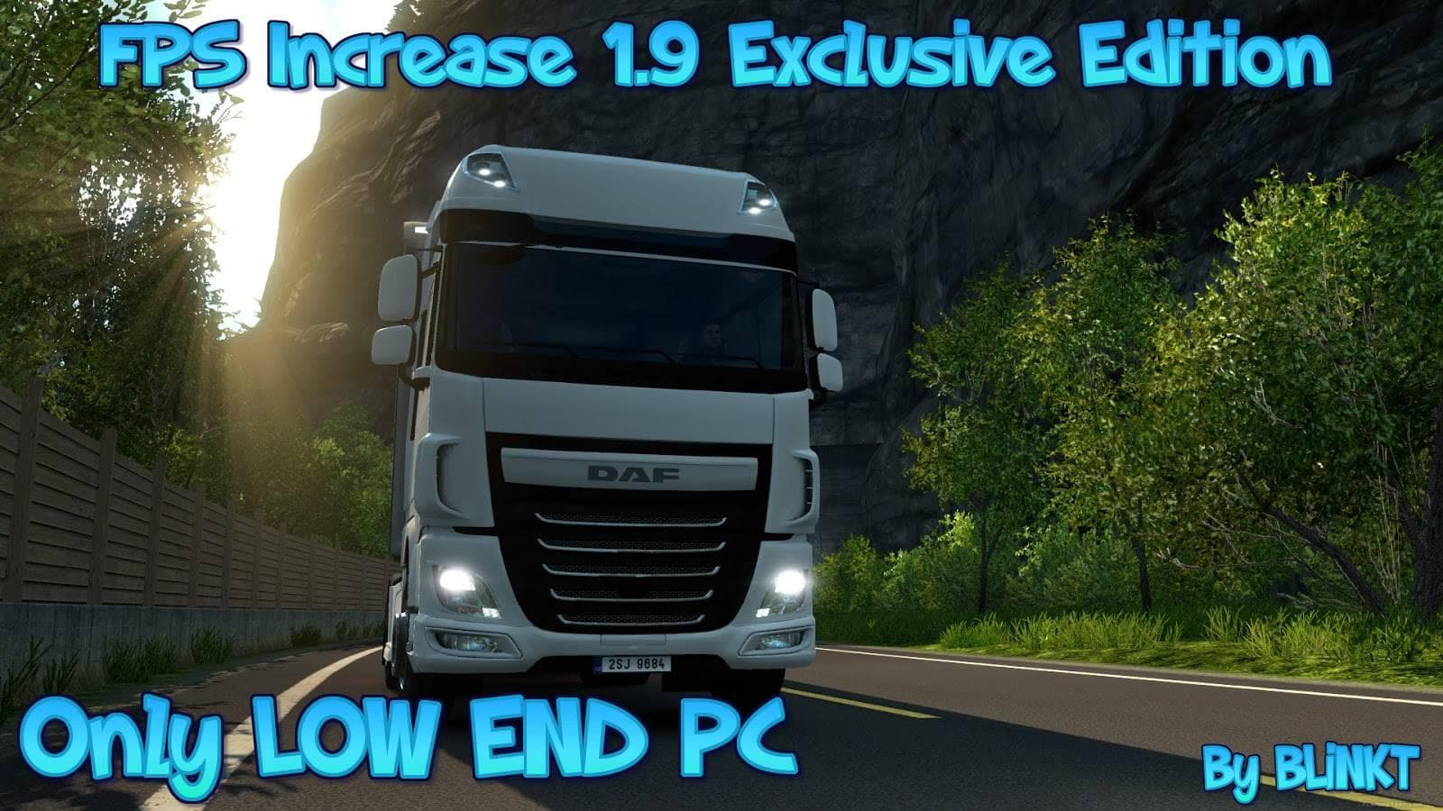 FPS INCREASE 1.9 EXCLUSIVE EDITION FOR 1.18.XX – Sounds mod for Euro Truck Simulator 2