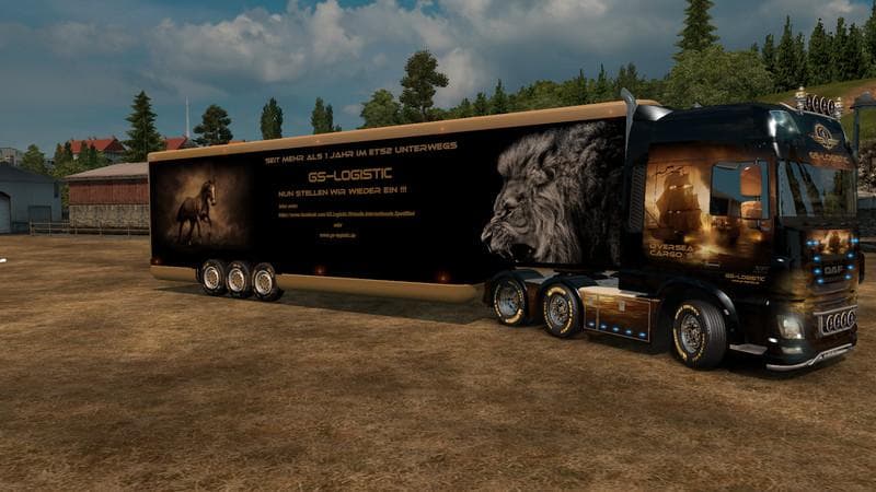 GS AERO DYNAMIC TRAILER – Trailers mod for Euro Truck Simulator 2