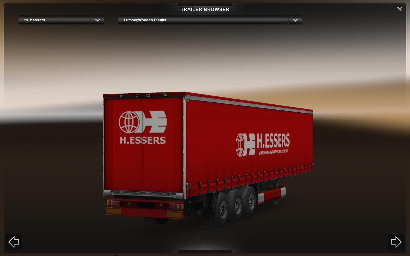 H.ESSERS TRAILER – Trailers mod for Euro Truck Simulator 2