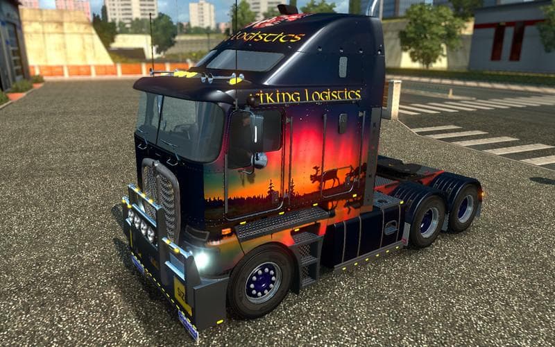 KENWORTH K200 VIKING LOGISTICS – Skins mod for Euro Truck Simulator 2