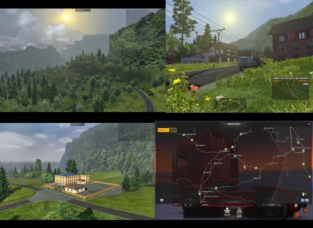 MAP LEGIUNNAIRE 2 V32 – Maps mod for Euro Truck Simulator 2