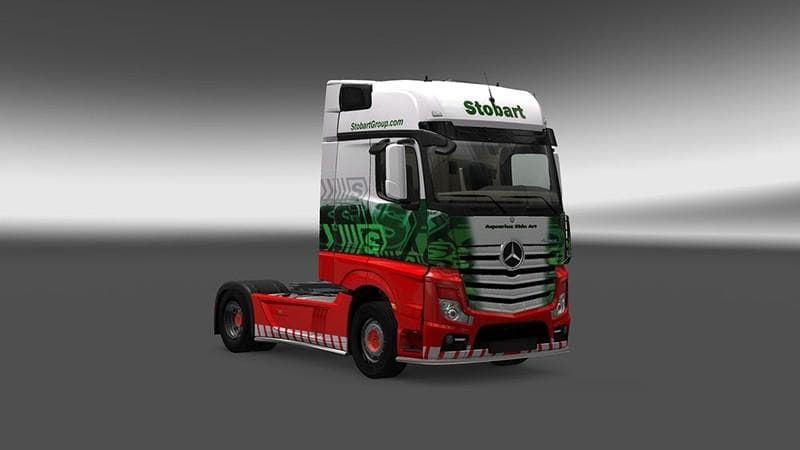 MERCEDES NEW ACTROS STOBART V1.0 screenshot 3
